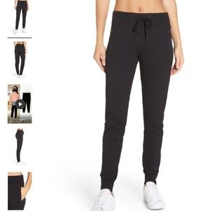 ZELLA TARYN LUXE POCKET JOGGERS BLACK MEDIUM NWOT